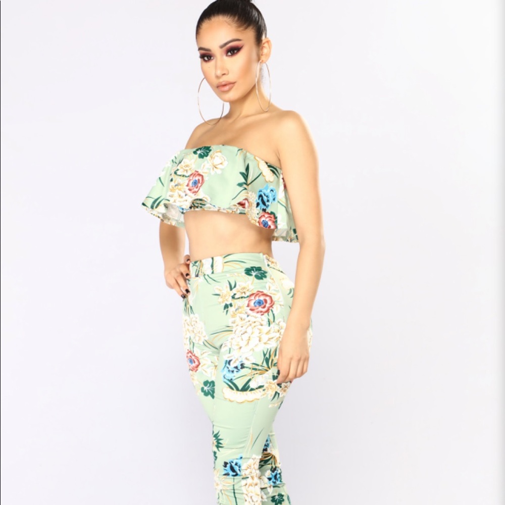 Floral Pant Set